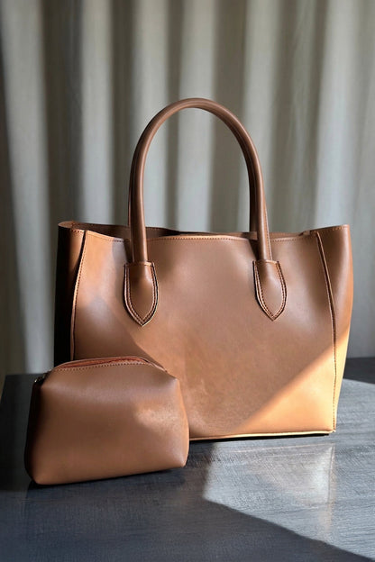 Fineur Tote Everyday with Pouch - Mustard