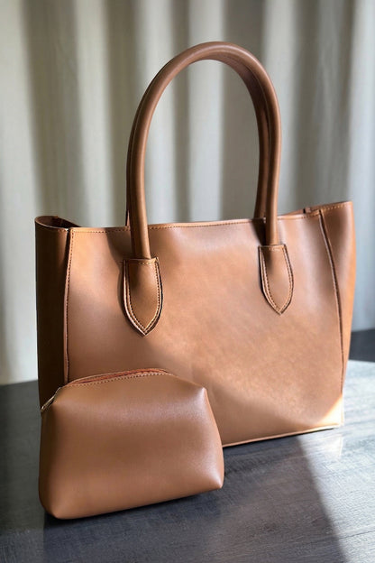 Fineur Tote Everyday with Pouch - Mustard