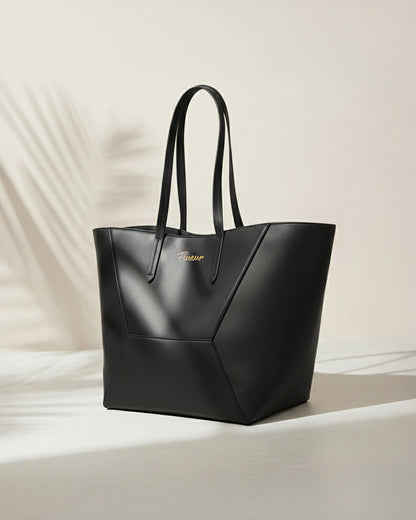 Fineur Tote Matrix + Pouch - Black
