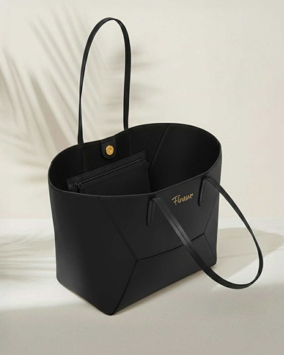 Fineur Tote Matrix + Pouch - Black