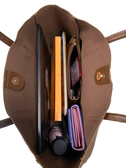 Fineur Tote Everyday with Pouch - Mustard