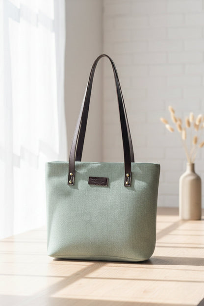 Fineur Tote Luxe Grace - Sage Green