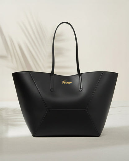 Fineur Tote Matrix + Pouch - Black
