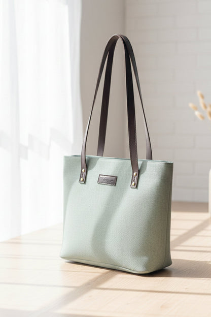 Fineur Tote Luxe Grace - Sage Green