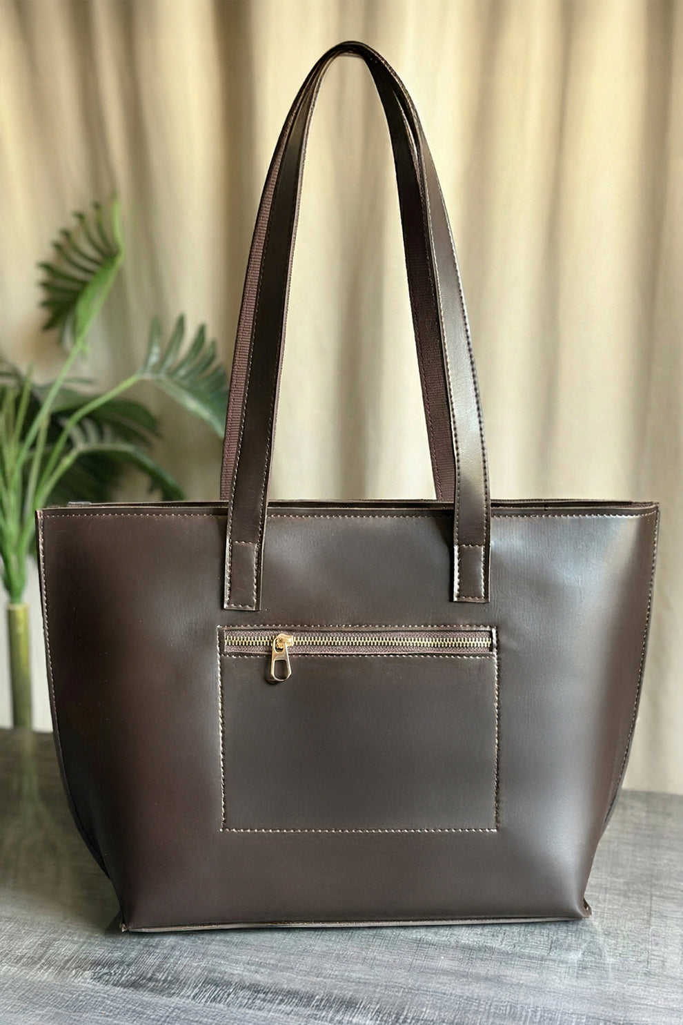 Fineur Tote Alexa - Dark Brown