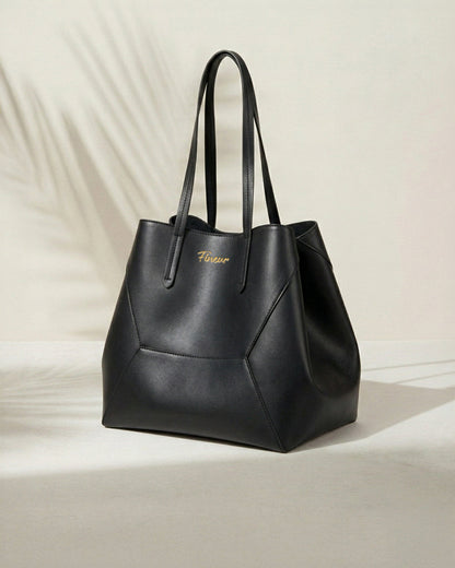 Fineur Tote Matrix + Pouch - Black