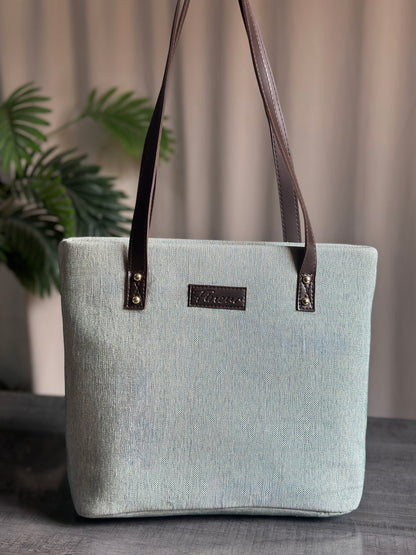 Fineur Tote Luxe Grace - Sage Green