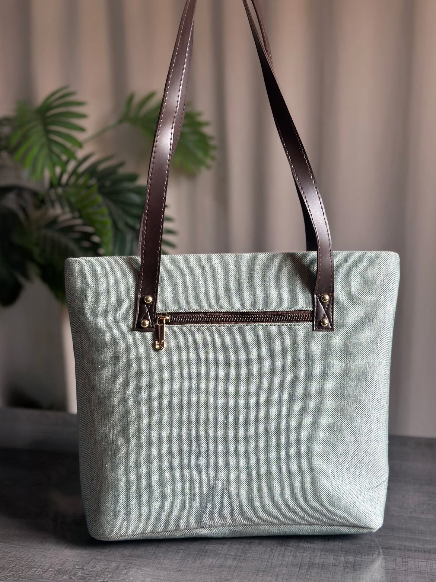 Fineur Tote Luxe Grace - Sage Green