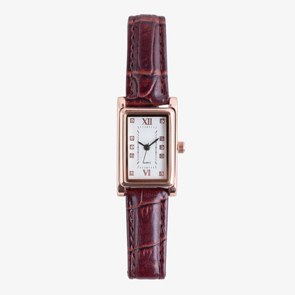 Men's Metallic Precision Analog Watch with Round Dial and Metal Strap