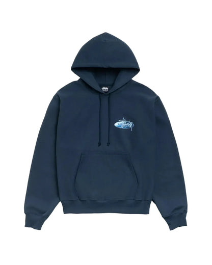 Basic Wave Oval Pullover Hoodie