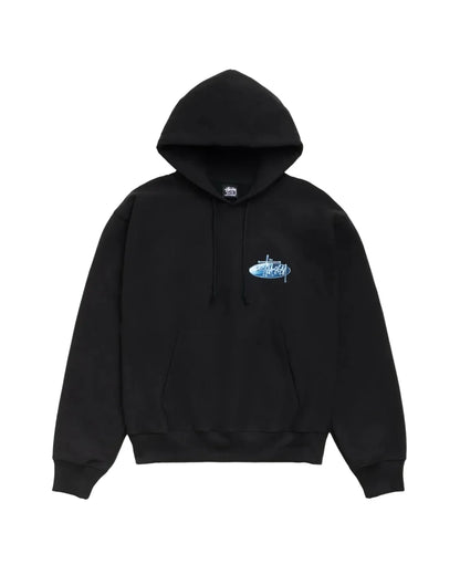 Basic Wave Oval Pullover Hoodie