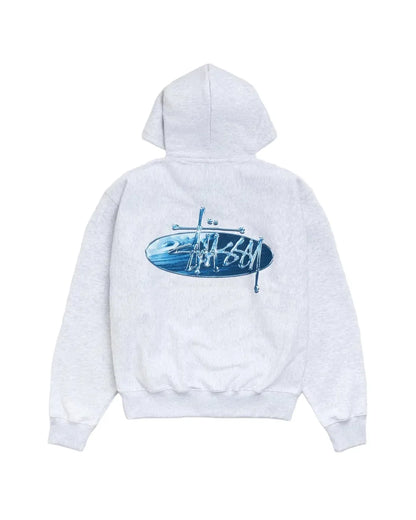Basic Wave Oval Pullover Hoodie
