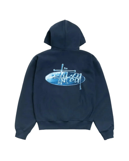 Basic Wave Oval Pullover Hoodie