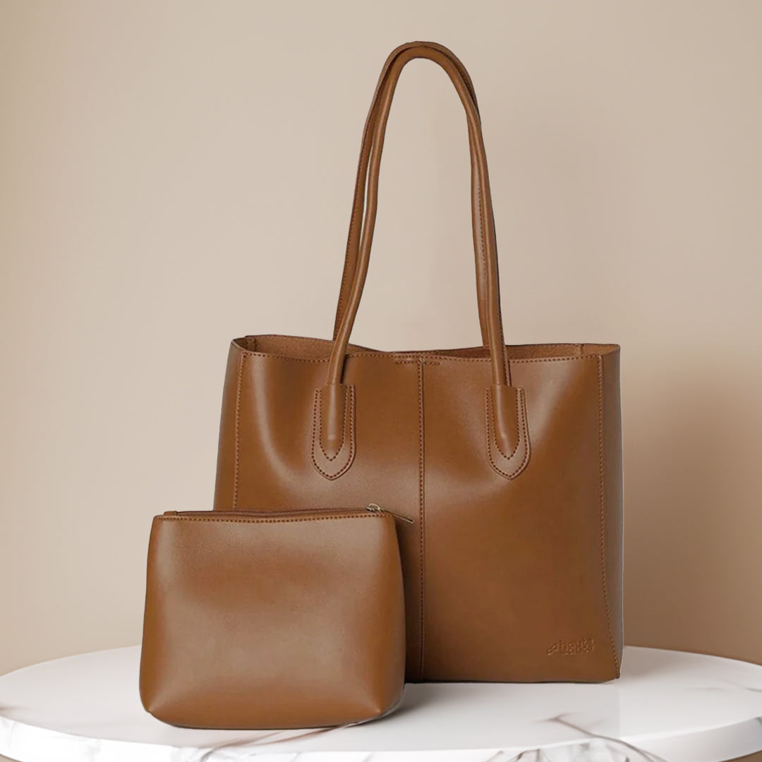 Fineur Tote Everyday with Pouch - Mustard