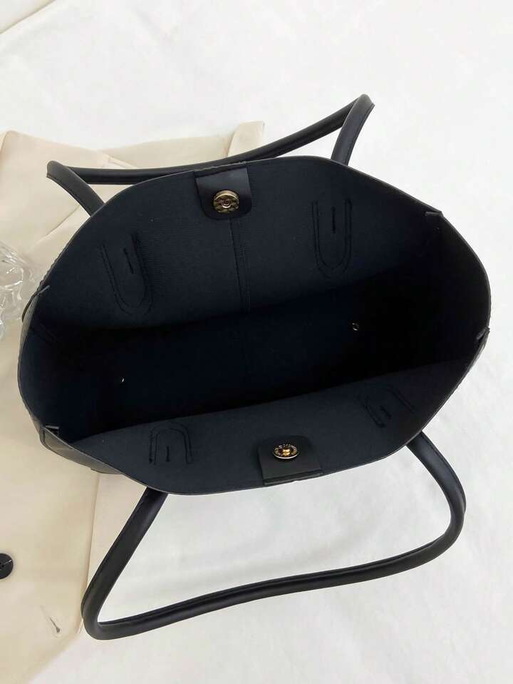 Fineur Tote Everyday with Pouch - Black