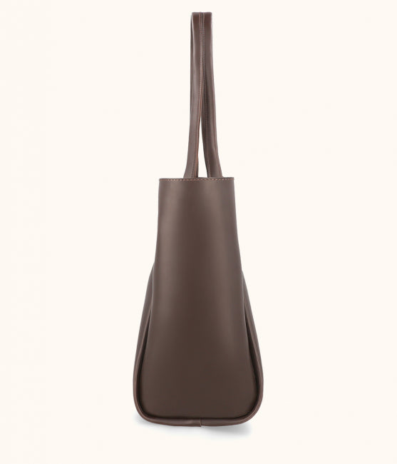 Fineur Tote Pyramid - Brown