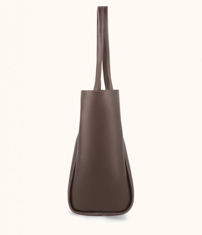 Fineur Tote Pyramid - Brown